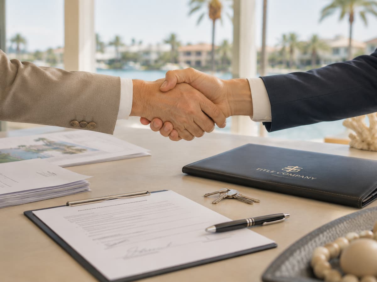 Closing und Title Company beim Immobilienverkauf in Florida